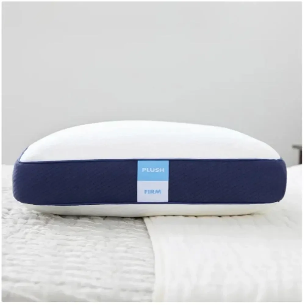 Therapedic TheraLuxe Queen Gel Memory Foam Cooling Pillow Dual Comfort Firm